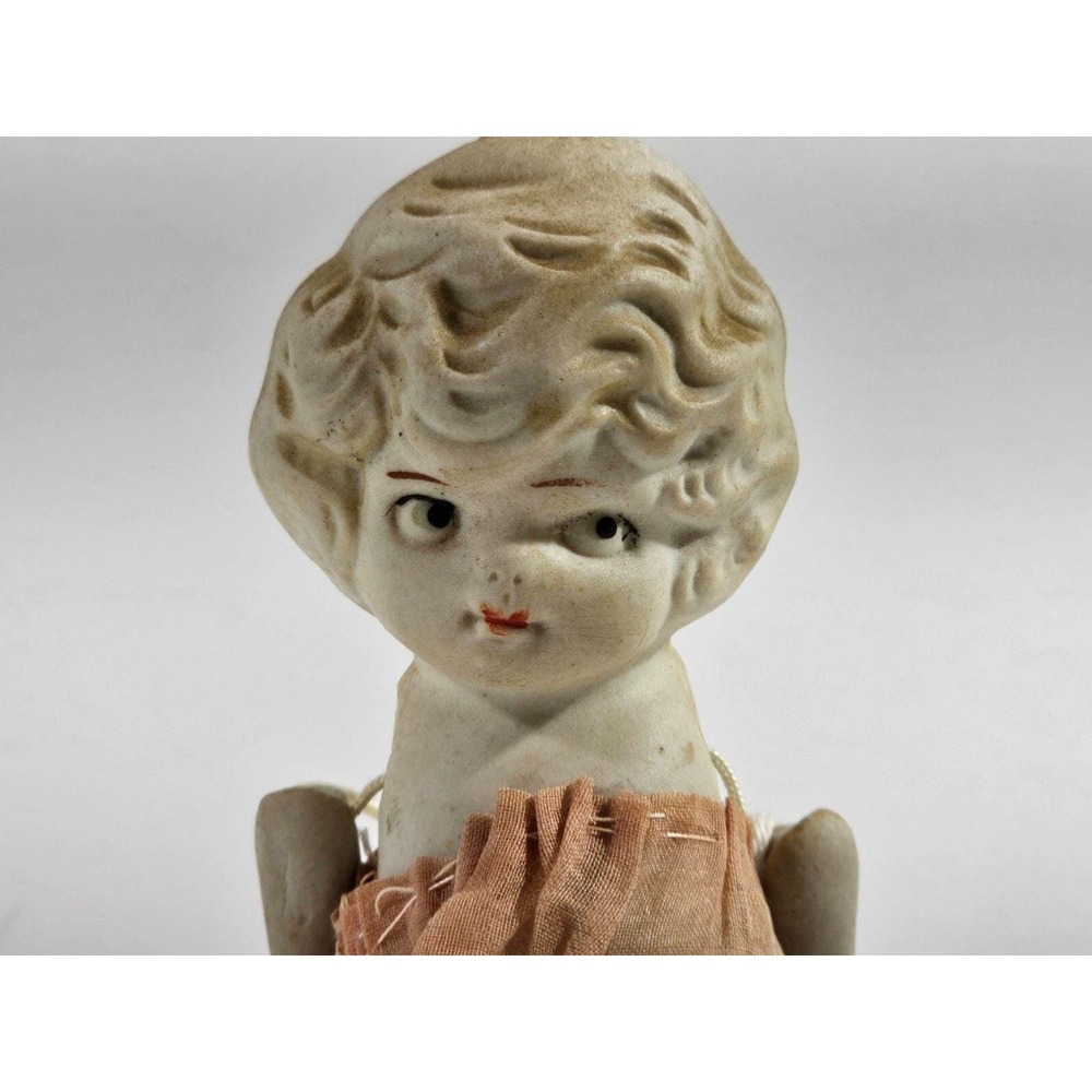 Antique 1920s The Original Dolly Dimples Japan Ceramic Doll Figurine 5.5" RARE - Picture 2 of 9